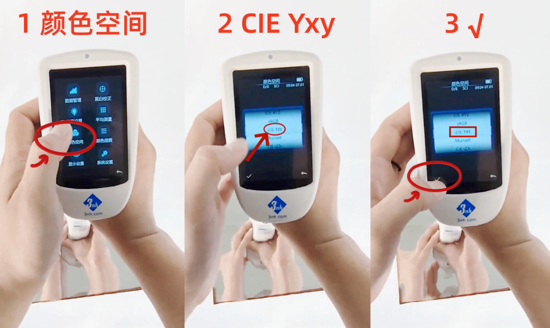 亮度因数（Y值）3